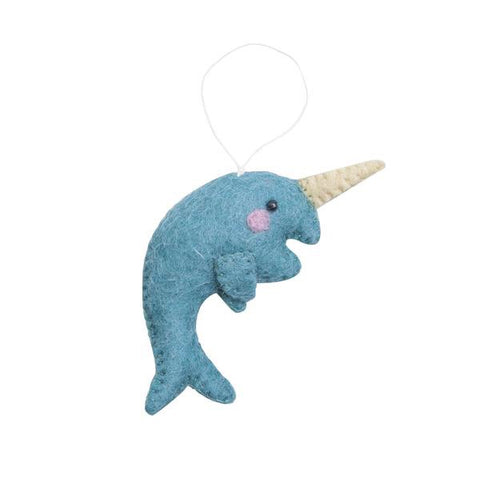 Narwhal Holiday Ornament